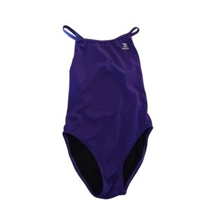TYR solid purple one piece Swimsuit size 36